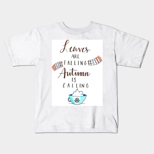 Autumn is Calling Kids T-Shirt